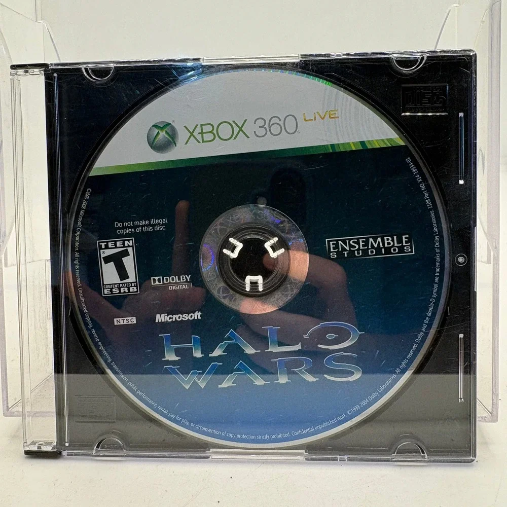 Halo Wars Xbox 360 Microsoft Ensemble Studios Video Game Disc Only NTSC T-Teen